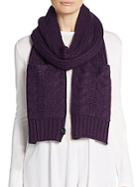 Vince Camuto Cable-knit Pocket Scarf