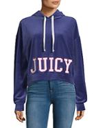 Juicy Couture Cropped Velour Hoodie