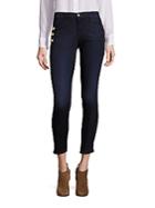 J Brand Zion Skinny Jeans With Buttons