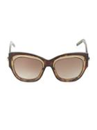 Pomellato 52mm Cat Eye Sunglasses