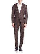 Isaia Pinstriped Suit
