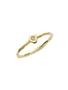 Ron Hami Diamond & 18k Yellow Gold Hexagon Ring