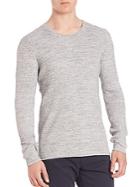 Vince Military Cotton-blend Sweater