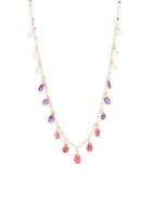 Saks Fifth Avenue Multi-stone And 14k Gold Necklace