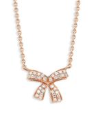 Hueb 18k Rose Gold & Diamond Necklace