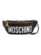 Moschino Logo Leather Fanny Pack