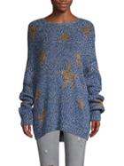 Valentino Star-print Cotton & Wool Blend Sweater