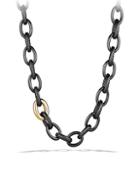 David Yurman Oval Extra-large Link Necklace With Gold