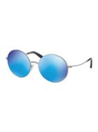 Michael Kors 55mm Kendall Ii Round Sunglasses