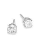 Diana M Jewels 14k White Gold Diamond Stud Earrings