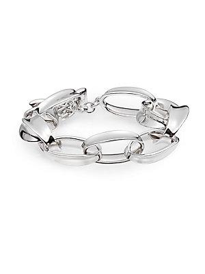 Saks Fifth Avenue Sterling Silver Linked Toggle Bracelet