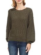 Vince Camuto Estate Jewels Textured Balloon Sleeve Sweater