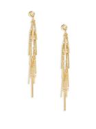 Diane Von Furstenberg Glass Crystal Earrings