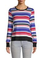 Marc New York Andrew Marc Contrast Striped Top