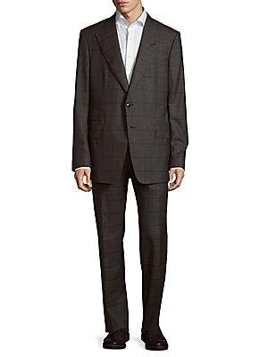 Tom Ford Checkered Wool Suit