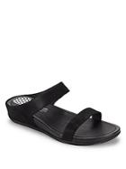 Fitflop Banda Tm Leather Slide Sandals
