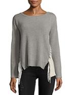Ppla Colorblock Dropped Shoulder Sweater