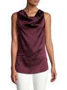 Ellen Tracy Sleeveless Cowlneck Top