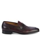Di Bianco Textured Leather Loafers