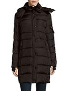 S 13/nyc Quilted Faux Fur Collar Parka