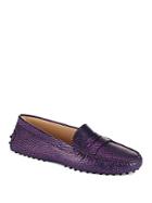 Tod's Gommini Sparkling Leather Moccasins