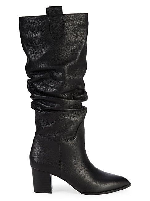 Saks Fifth Avenue Julia Leather Slouch Tall Boots