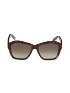 Salvatore Ferragamo 55mm Squared Geometric Sunglasses