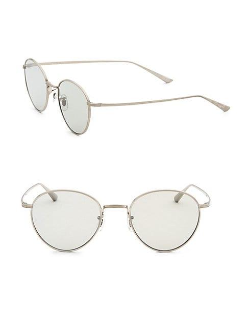 Oliver Peoples Brownstone 2 49mm Round Sunglasses