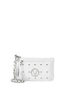 Valentino By Mario Valentino Quilted Leather Tassle Crossbody Bag
