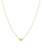 Saks Fifth Avenue 14k Yellow Gold Evil Eye Cutout Necklace