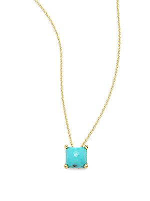 Ippolita Rock Candy Turquoise & 18k Yellow Gold Pendant Necklace