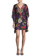 Lucky & Coco Floral-print Coverup