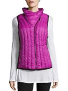 Calvin Klein Collection Quilted Zippered Vest