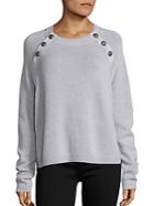 The Kooples Button Detailed Cashmere Sweater