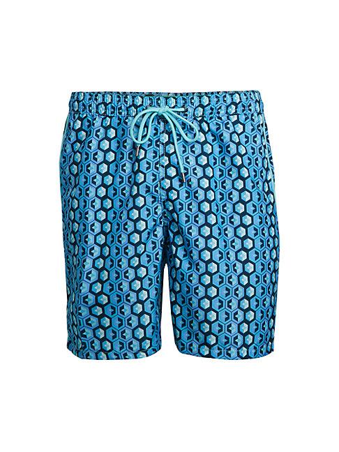 Mr Swim Geometric Swim Shorts