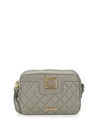 Love Moschino Quilted Faux Leather Camera Bag