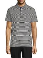 French Connection Striped Cotton Polo