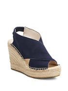 Kenneth Cole Ona Suede Espadrille Wedge Sandals
