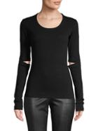 Helmut Lang Ribbed Cotton Top
