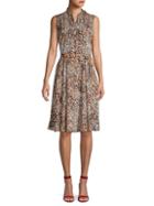Nanette Nanette Lepore Leopard-print Sleeveless Dress