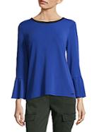 Calvin Klein Bell Sleeves Thick Celestial Top