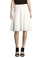 Saks Fifth Avenue Textured A-line Skirt