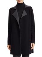 Saks Fifth Avenue Collection Doubleface Wool & Cashmere Sweater Coat