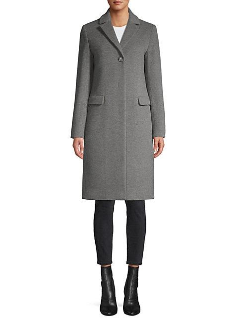 Cinzia Rocca Notch-collar Wool-blend Coat