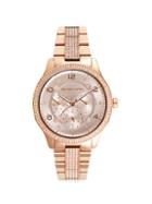 Michael Kors Runway Rose Goldtone Stainless Steel & Pav&eacute; Chronograph Bracelet Watch