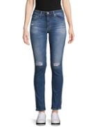 Ag Jeans Prima Mid-rise Distressed Cigarette Jeans