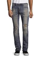 Diesel Ripped Cotton Jeans