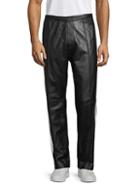 Dsquared2 Side Stripe Leather Pants