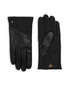 Roberto Cavalli Leather Panel Gloves