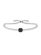 Effy Sterling Silver & Black Diamond Slider Bracelet